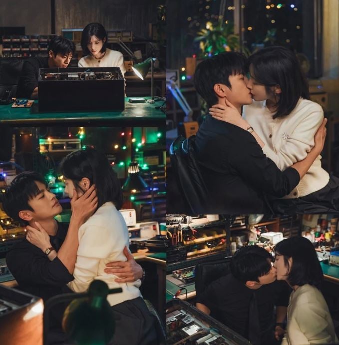 내일도 출근 作業デスク キスシーン