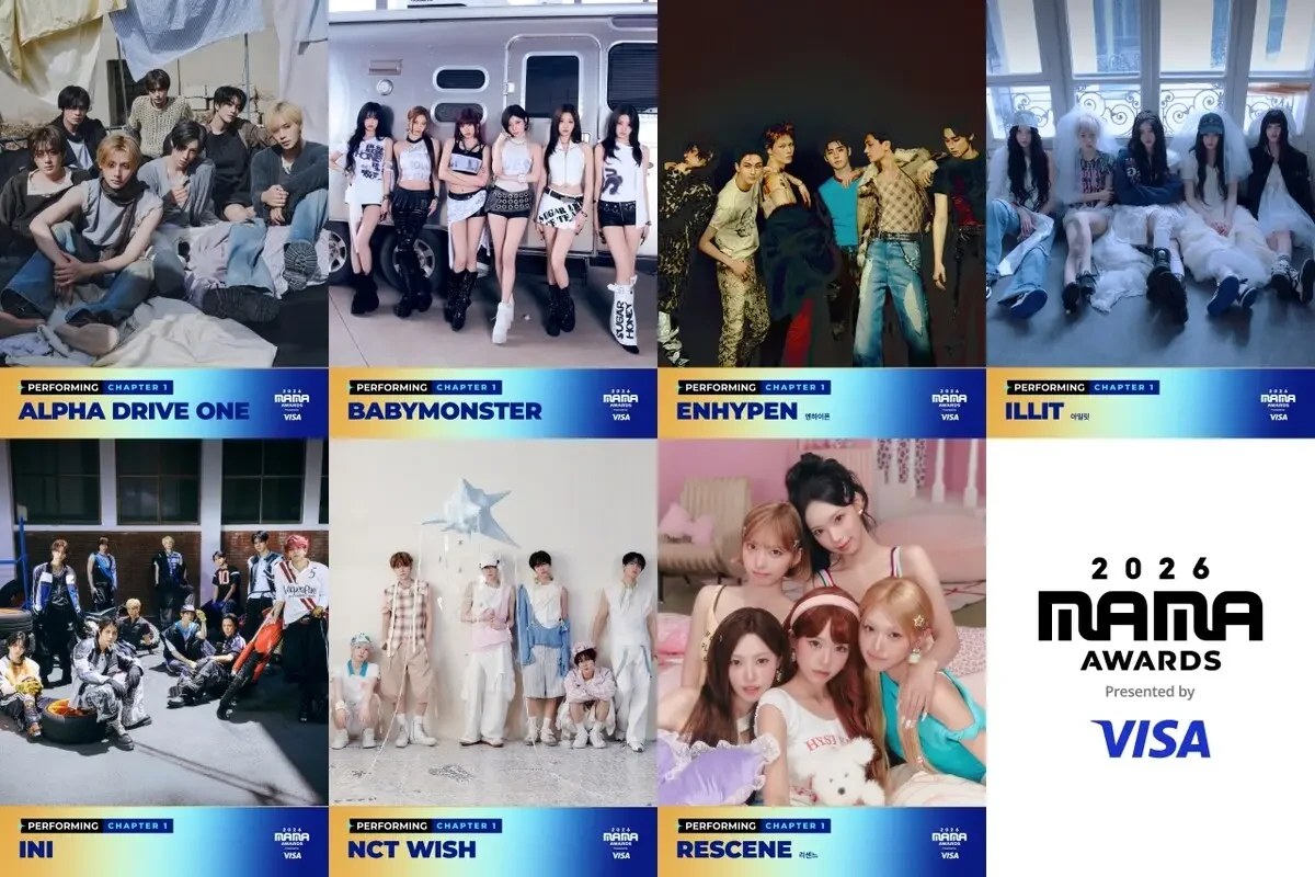2026 MAMA AWARDS CHAPTER 1 出演アーティスト ALPHA DRIVE ONE BABYMONSTER ENHYPEN ILLIT INI NCT WISH RESCENE