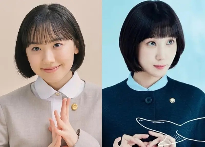 南田南弁護士は天才肌 芦田愛菜 ウ・ヨンウ弁護士は天才肌 パク・ウンビン 比較