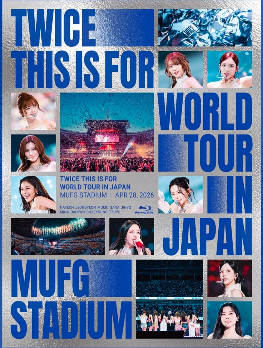 TWICE THIS IS FOR WORLD TOUR IN JAPAN MUFG STADIUM Blu-ray ジャケット